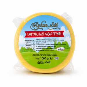 Ayhan Süt - Tam Yağlı Taze Kaşar Peyniri 1 KG